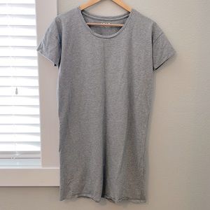 ABLE grey cotton t-shirt dress